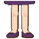 Pixel Art: draw her legs