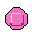 Pixel Art: set of different color gems