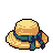 Summer Vibes: Cheerful Straw Hat Icon