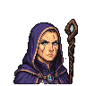 Pixel art generated with AI prompt: set of fantasy rpg chara