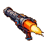 Pixel Art: eclipse cannon, massive stellar compression weapon, glowing ...