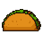 Pixel Art: taco