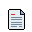 Light gray document icon with dark gray horizontal text lines and a red top line, featuring a darker gray and blue folded corner.