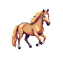 Pixel Art: horse
