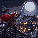Pixel Art: "High-resolution pixel art (32-bit to 64-bit style) of the e...