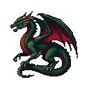 Pixel Art: dragon