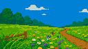 Pixel Art: meadow