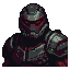 Pixel Art: doom style portrait