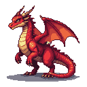 Pixel Art: Dragon