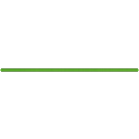 Pixel Art: "Pixel art of a single horizontal line made of two green ton...