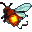 Pixel Art: Firefly: Tiny glowing bugs that spawn in swamps and lush cav...