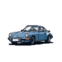 Pixel Art: car (generated with AI and edited by sandacz).