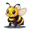 Chubby Bee's Joyful Sparkle