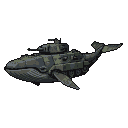 Pixel Art: panzer whale