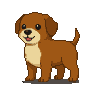 Pixel Art: dog