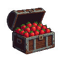 Pixel Treasure: Sweet Strawberry Bounty Found