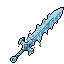 Pixel Art: set of different swords 45 degree