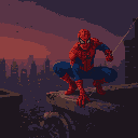 Pixel Art: spiderman