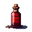 Pixel Art: vial with blood