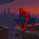 Pixel Art: spiderman