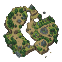 Pixel Art: Eu quero um mapa RPG sem npc de Sima (um mapa de RPG de mesa...