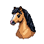 Pixel Art: horse