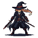 Pixel Art: Create a *Bloodborne*-inspired character—capturing that game...