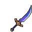 Pixel Art: set of unique magic swords