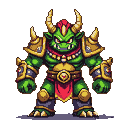 Pixel Art: un sprite sheet de un jefe