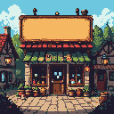 Quaint European Shop: Welcoming Village Charm