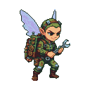 Pixel Art: pixie engineer