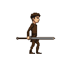 Lone Warrior's Quiet Resolve: Sword Ready