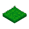 Pixel Art: isometric grass tile