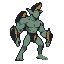 Pixel Art: elve musle mutant