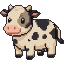 Pixel Art: mini cow