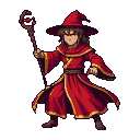 Mysterious Red Mage: Arcane Power Unleashed