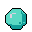 Pixel Art: set of different color gems