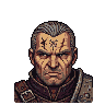 Pixel Art: set of unique game character portraits - brutal adult rpg st...