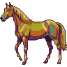 Pixel Art: horse