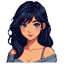 Pixel Art: a girl private part