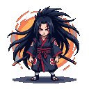 Pixel Art: Orochimaru (generated with AI by Tynvar Spirit).
