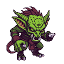 Pixel Art: powerful goblin (generated with AI by pixie.haus).