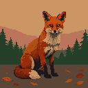 Pixel Art: fox
