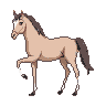 Pixel Art: horse
