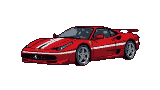 Pixel Art: ferrari
