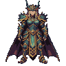 Dragon Queen: Regal Warrior, Teal & Gold Armor