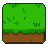 Pixel art generated with AI prompt: земля блок 2д