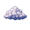 Pixel Art: cloud
