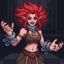 Pixel Art: Briar a vampira (League of Legends)