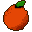 Pixel Art: orange (fruit)
